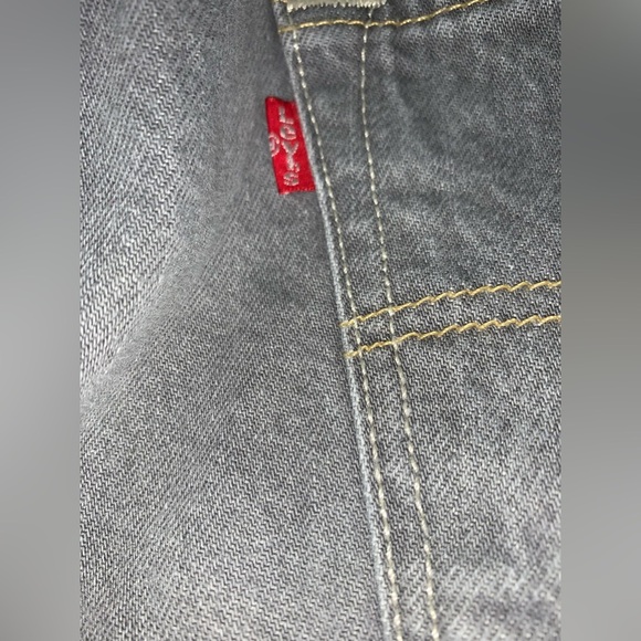 MENS VINTAGE GRAY LEVIS 32 X 29 SCHOOL FALL COLLEGE WASHED MELLOW BOOT  … - Picture 12 of 14